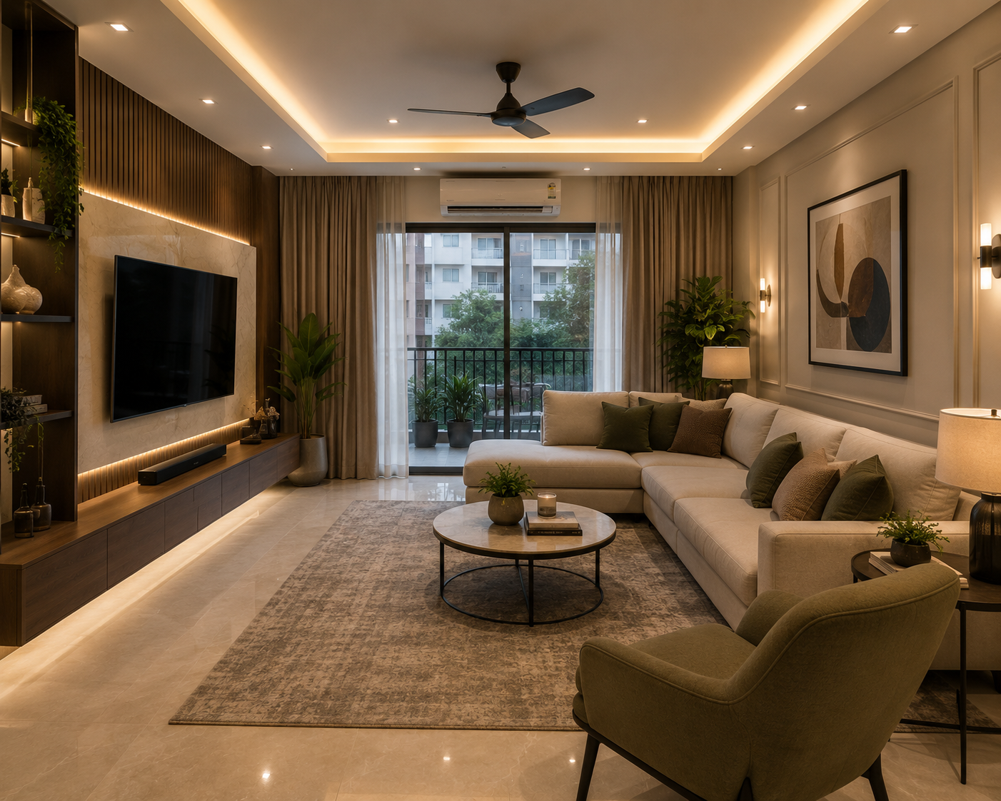 Living room and sofa cleaning